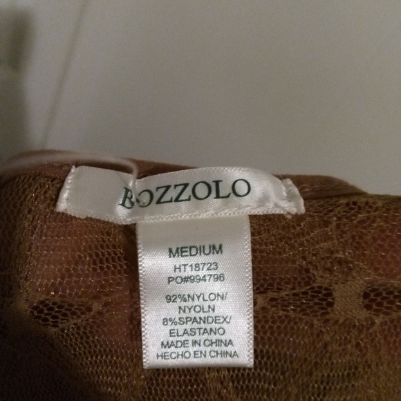 Bozzolo light brown 🤎 see through crop top - Picture 4 of 4